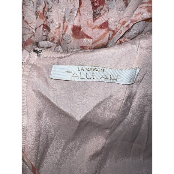 La Maison TALULAH The Faithfull Maxi Dress Floral Pearl Detail Spaghetti Sz S - Picture 15 of 16